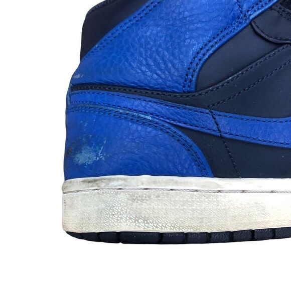 RARE 2017 Nike Air Jordan 1 Mid 'Obsidian Game Royal' Size 8 - Picture 12 of 16